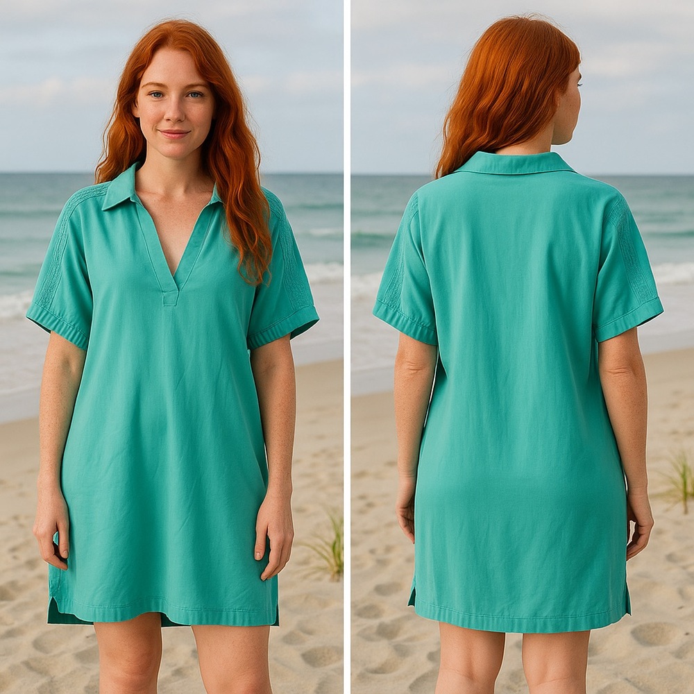 Emily McCarthy Poppy Dress Mini Seafoam Green Size Small